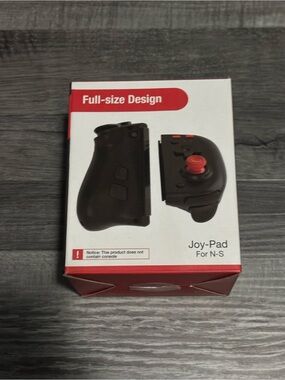 Full-size Design Joy-Pad Controller - Black with Red Accents